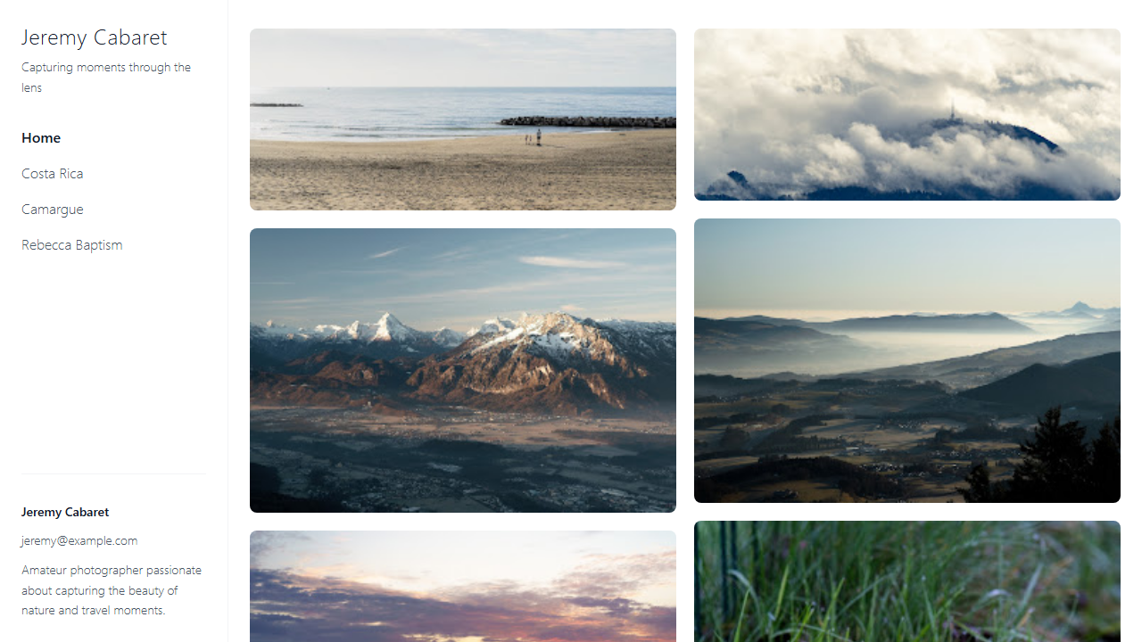 Online Photo Gallery